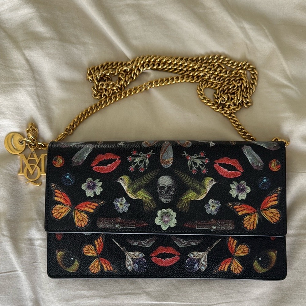 Alexander McQueen Obsession Clutch on Chain